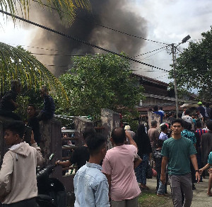 Sebanyak 12 Rumah Hangus Terbakar di Desa Suka Maju Simeulue