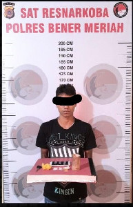 Seorang Pengedar Sabu Ditangkap di Bener Meriah, 3 Paket Narkoba Disita
