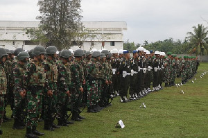 Ribuan Personel TNI-Polri Amankan  Kunjungan Presiden ke Lhokseumawe