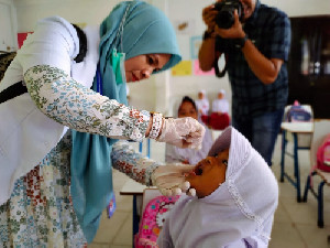880 Ribu Lebih Anak Aceh Sudah Dapat Tetes Polio Dosis Kedua