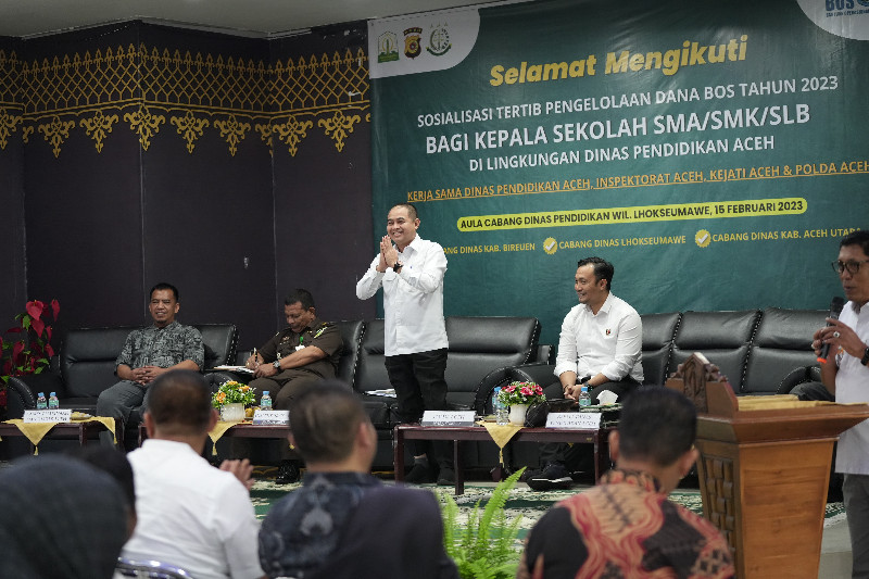 Kepala Inspektorat Aceh Berharap Kepsek Taat Aturan dalam Kelola Dana BOS