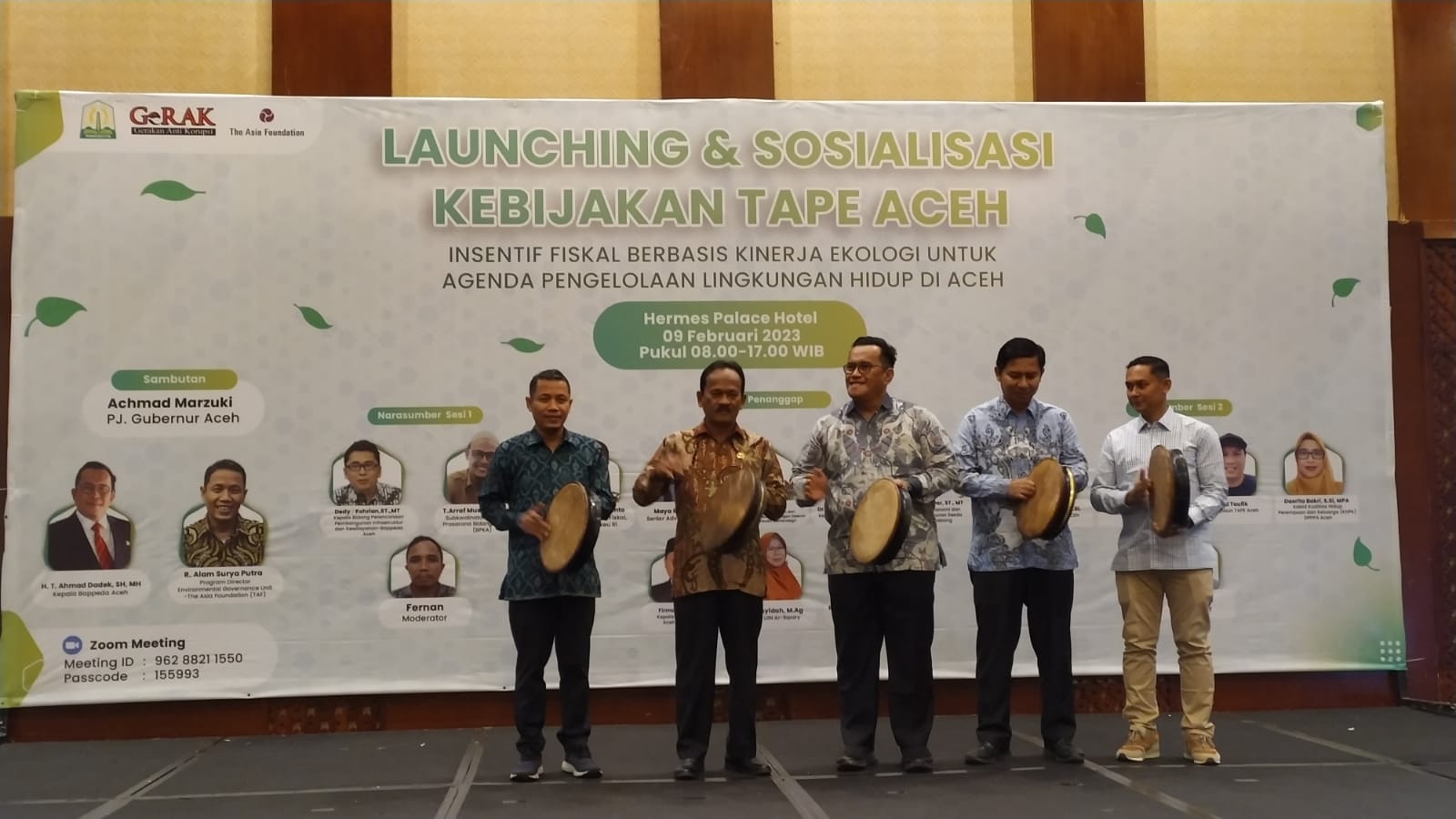 Pemerintah Aceh Launching Kebijakan Transfer Anggaran Berbasis Ekologi