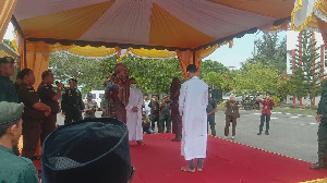 Dua Terpidana Pencabulan dan Judi Online di Aceh Utara Dieksekusi Cambuk