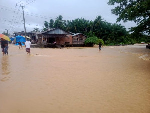 Hujan Deras, 6 Kecamatan di Abdya Terendam Banjir