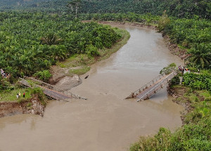 Anggaran Pembangunan Jembatan Buket Makarti Aceh Utara Sudah Diusulkan, Masyarakat Diminta Bersabar