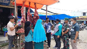 Jelang Meugang Ramadan, Harga Daging Sapi di Pasar Keutapang Stabil