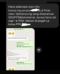 Viral Isi WA PPS Setor Uang ke PPK, Kali Ini Diminta Rp 3 Juta Per Desa