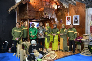 Hadir di Inacraft 2023, Pj Bupati Iswanto Boyong Ragam Produk Kerajinan Aceh Besar