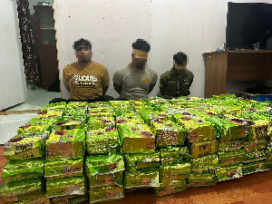 Bea Cukai dan Polisi Gagalkan Penyelundupan 200 Kilogram Sabu di Perairan Aceh Utara