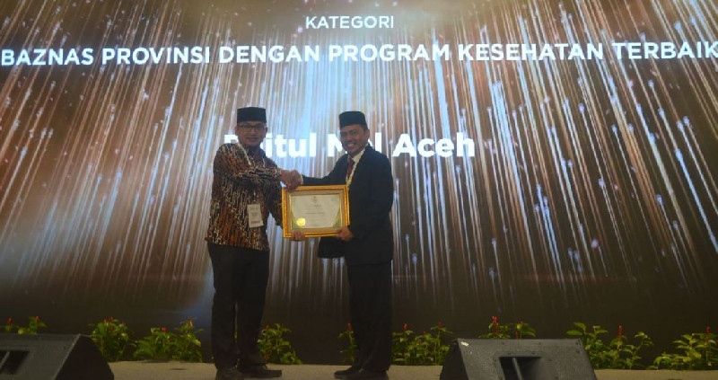 Aceh Raih Enam Penghargaan dari BAZNAS RI