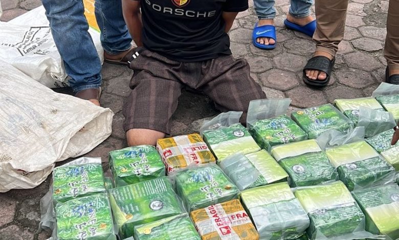 Polda Sumut Tangkap Pria Asal Aceh Bersama Sabu 50 Kg