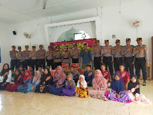 Sebagai Bentuk Syukur, Siswa SIP 52 Polda Aceh Salurkan Bantuan Untuk Anak Yatim