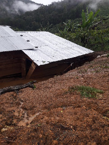 Longsor dan Angin Kencang 2 Rumah di Aceh Tengah Rusak