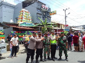 TNI dan Polri Mengamankan Acara Keagamaan Umat Hindu di Kota Banda Aceh