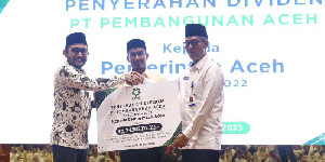 Peringati HUT ke-4, PT PEMA Serahkan Deviden Rp24 Miliar kepada Pemerintah Aceh
