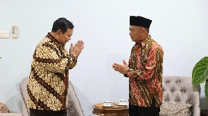 Menko Muhadjir Effendy Diajak Prabowo Subianto ke Hambalang