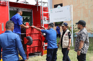 Dua Unit Mobil Damkar Bantuan Kemendagri Tiba di Aceh Besar