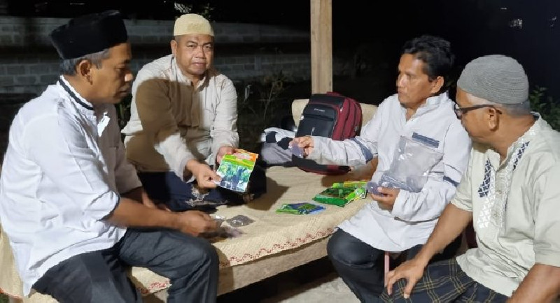 5 Gampong di Kecamatan Pulo Aceh Terima Bantuan Benih Komoditi Unggul