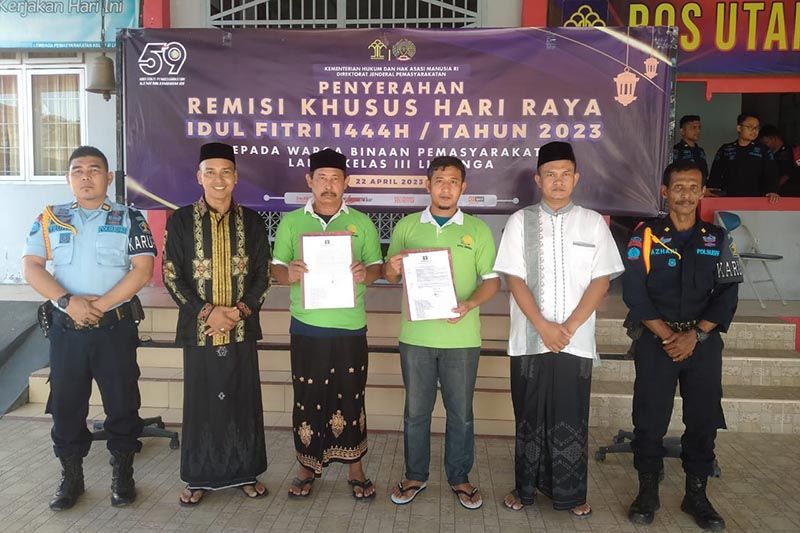 5.307 Narapidana di Aceh Terima Remisi Idul Fitri 1444 Hijriah