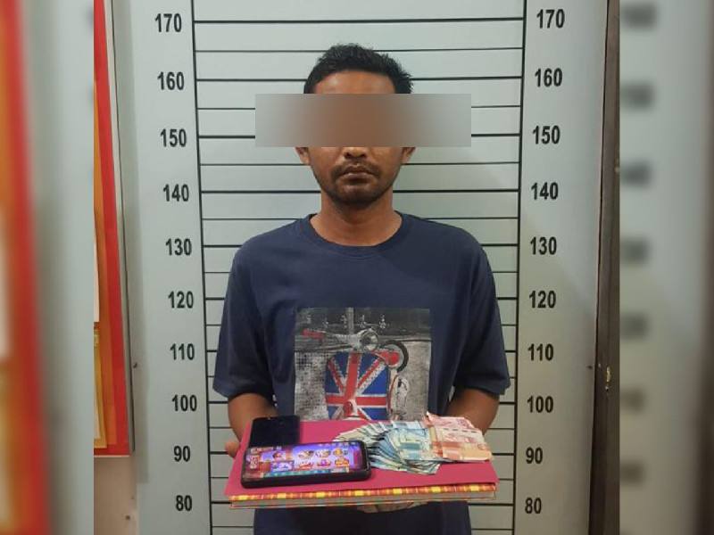 Polres Aceh Utara Tangkap Penjual Chips Domino, Pelaku Mengaku dirinya Wartawan