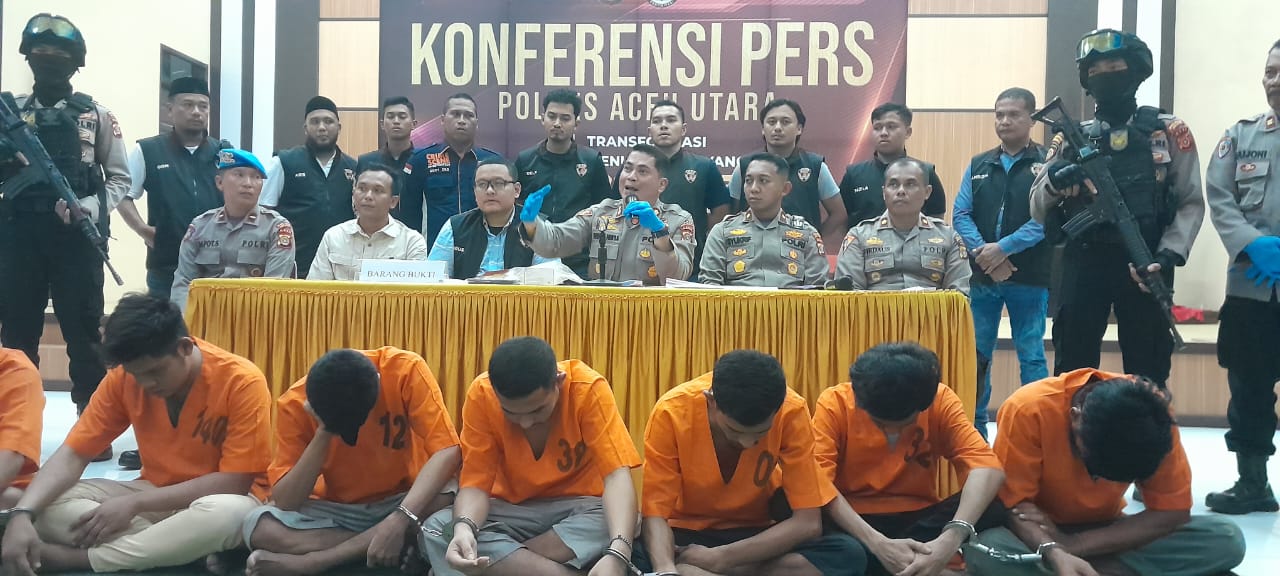 Polisi Tangkap 7 Pelaku Curanmor di Aceh Utara