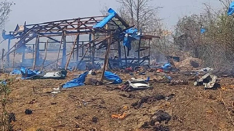 Militer Myanmar Konfirmasi Serangan Udara yang  Tewaskan Puluhan Orang di Sagaing