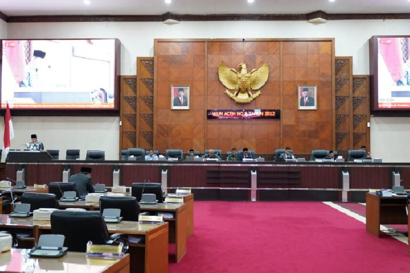DPR Aceh Paripurna Tiga Rancangan Qanun Hasil Fasilitasi Kemendagri