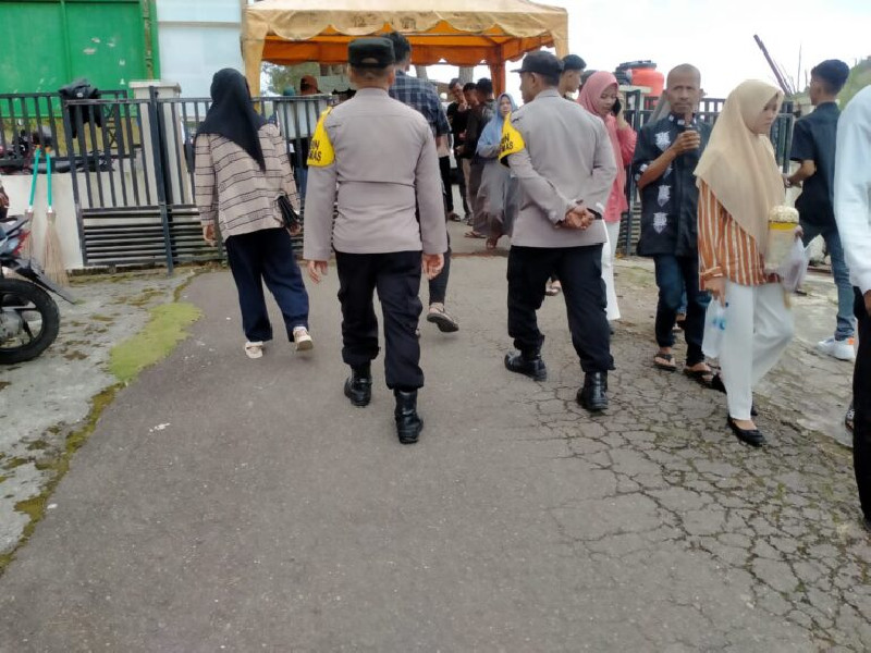 Obyek Wisata Pantan Terong Dipadati Wisatawan, Polres Aceh Tengah Patroli Antisipasi Guantibmas