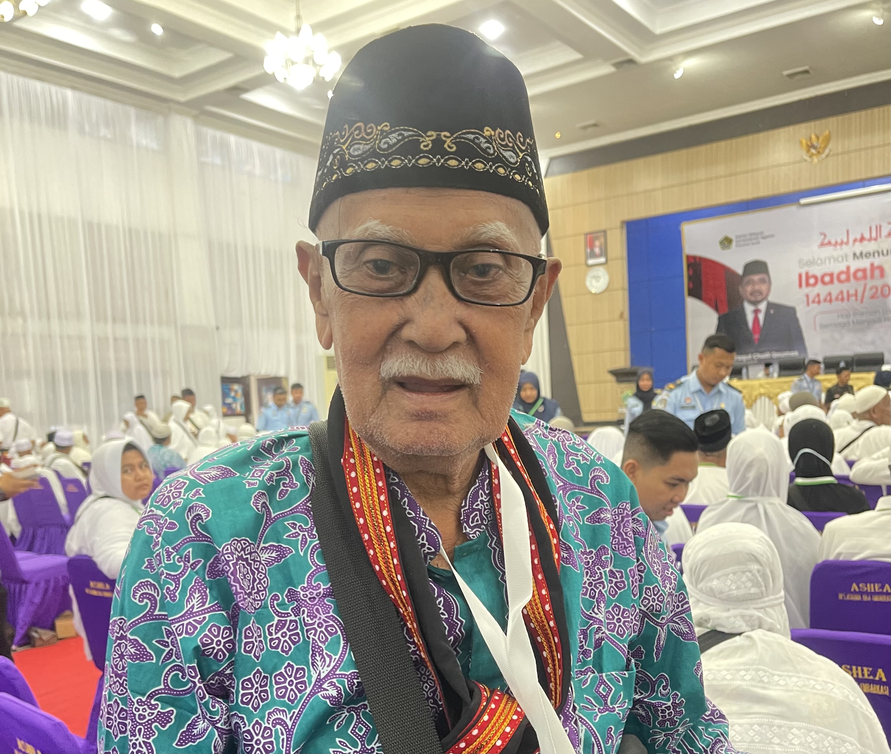Mendaftar Sejak 2004, M Taher Jemaah Haji Aceh Tertua Akhirnya Berangkat ke Tanah Suci