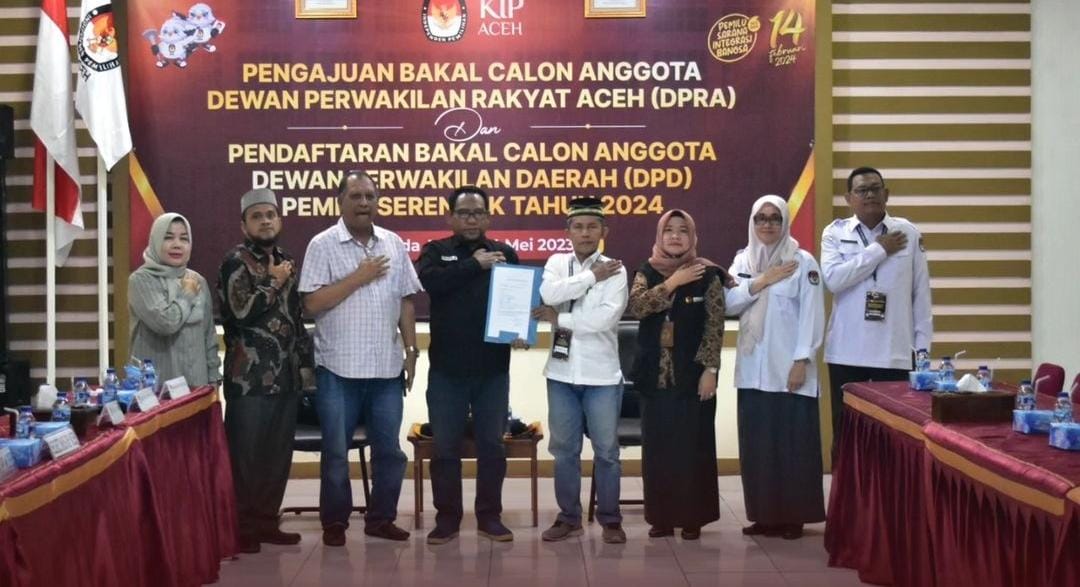Sudah 4 Balon Anggota DPD Dapil Aceh Daftar Ke KIP