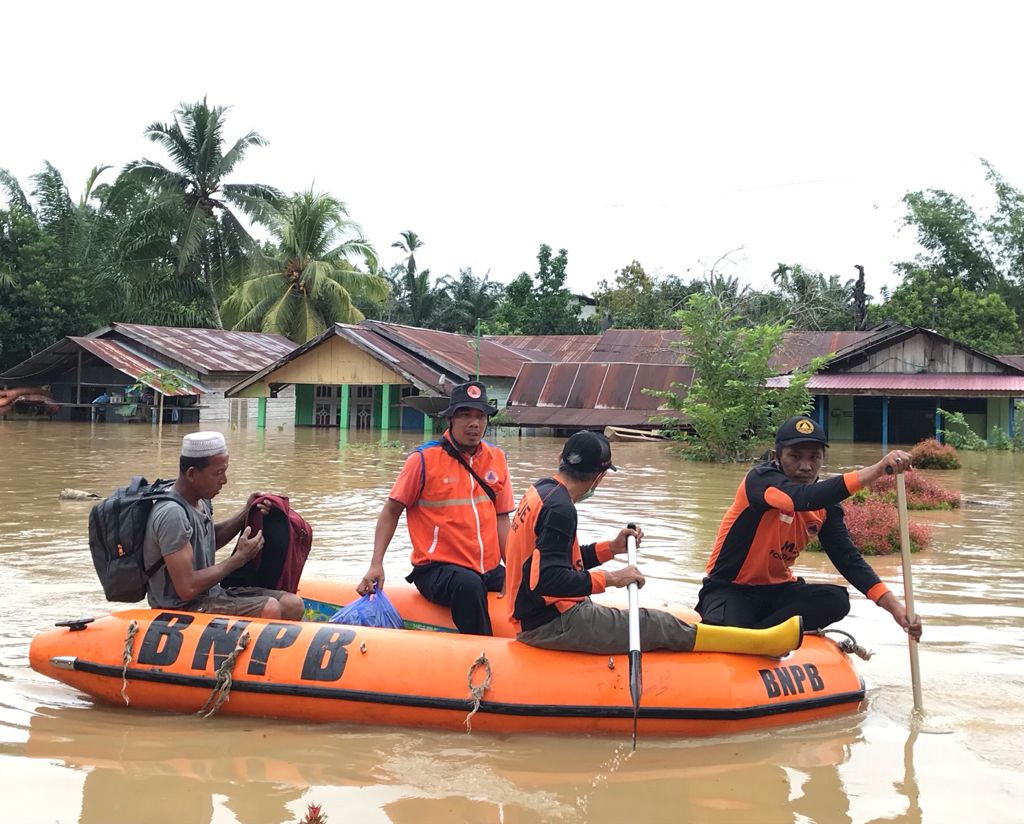 Banjir Melanda 2 Kabupaten di Aceh, 6.789 Jiwa Terdampak