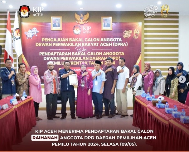 Sudah 15 Balon Anggota DPD Mendaftar ke KIP Aceh