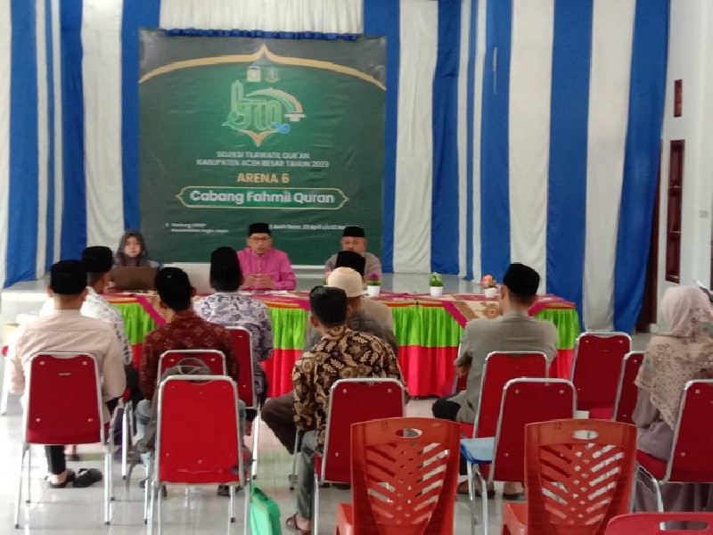 Seleksi Tilawatil Quran Aceh Besar Berakhir, 168 Orang Juara