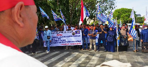 May Day, Aliansi Buruh Aceh Tuntut Pencabutan Omnibus Law