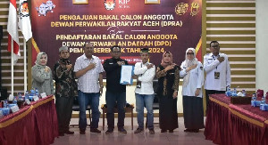 8 Bakal Calon Anggota DPD Sudah Mendaftar ke KIP Aceh