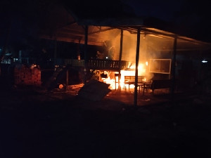Balai Pimpinan Cabang Muhammadiyah Samalanga Diduga Dibakar