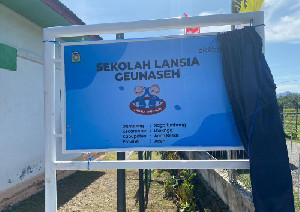 Perdana di Aceh, Sekolah Lansia Dilaunching di Naga Umbang Aceh Besar