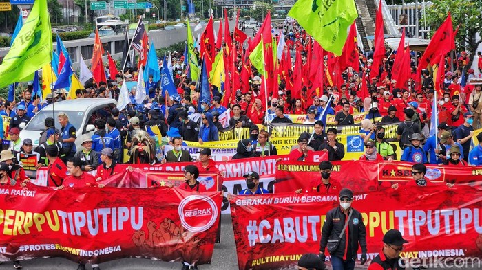 Hari Ini 50 Ribu Buruh Serbu Istana Serukan 7 Tuntutan May Day