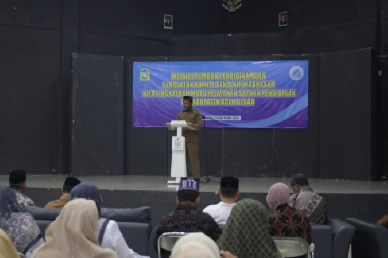 Tingkatkan Mutu, Disdikbud Aceh Besar Gelar Rembuk Pendidikan