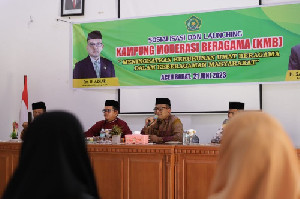 Launching KMB di Aceh Barat,  Kakanwil Kemenag Aceh: Ada 9 Kata Kunci