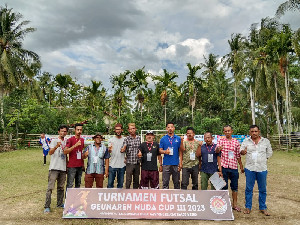 12 Desa Ikut Meriahkan Turnamen Futsal Geunareh Muda Cup III