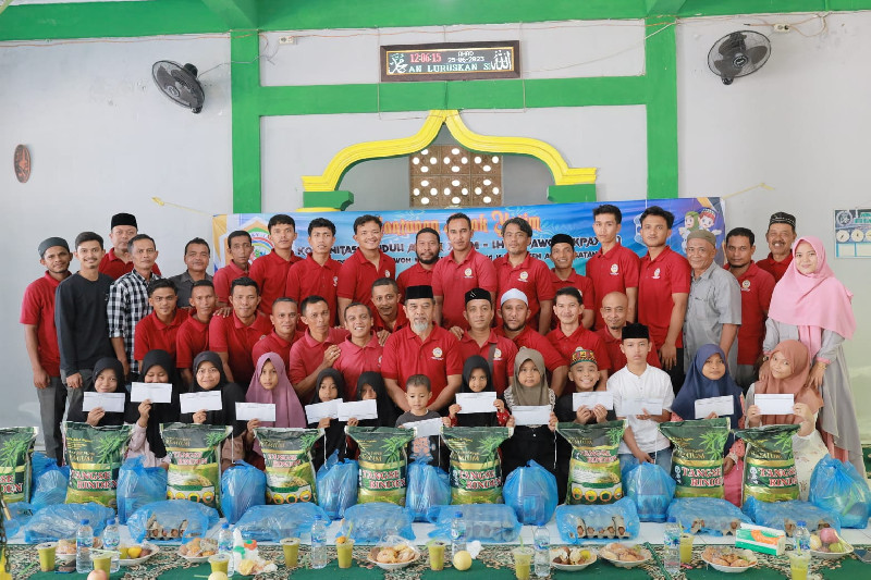 Jelang Idul Adha, KPAY Lhok Pawoh Sawang Aceh Selatan Santuni Anak Yatim