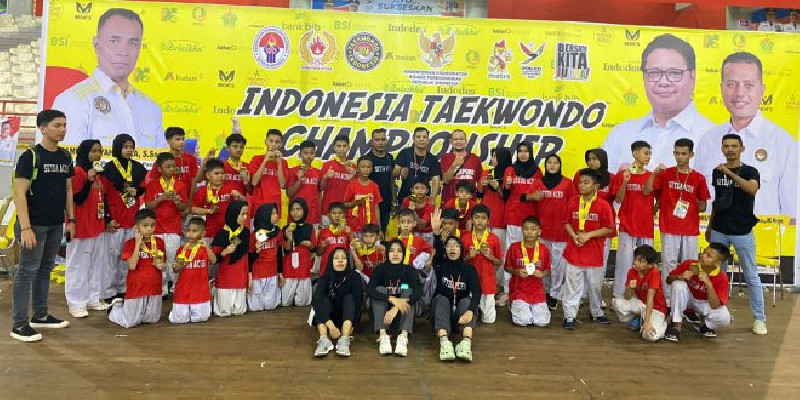 Dojang Taekwondo Setda Aceh Raih Juara di Ajang Indonesia Taekwondo Championship