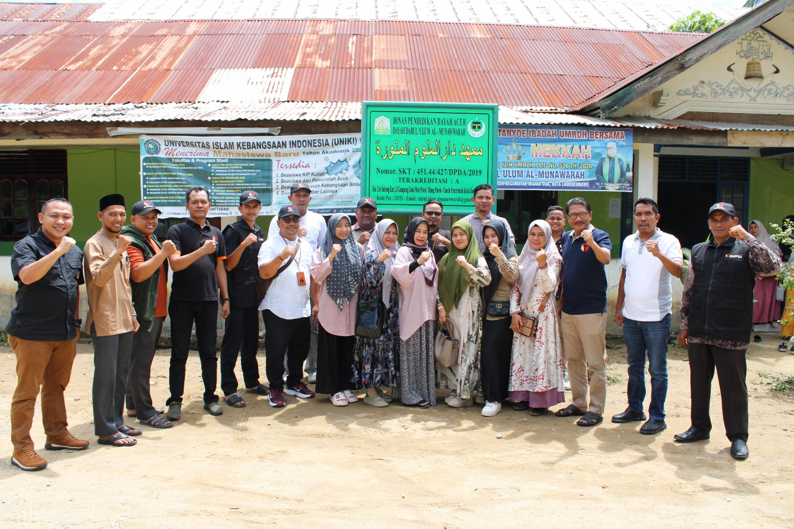 Panwaslih Aceh Tinjau Lokasi TPS Khusus di Pesantren Darul Ulum Al Munawwarah Lhokseumawe