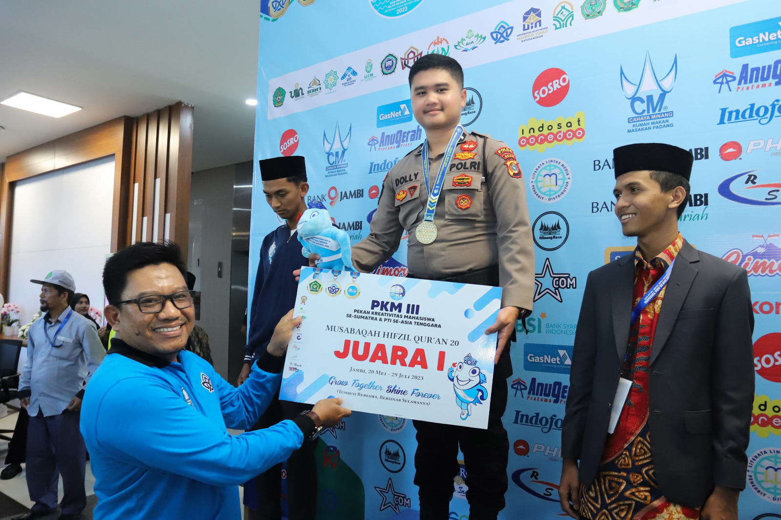 Personel Polda Aceh Bripda Dolly Raih Medali Emas pada MHQ PKM III Se-Asia Tenggara