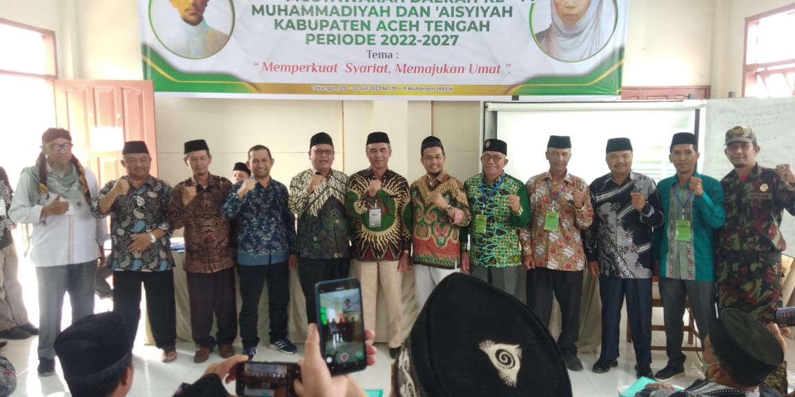 Pengurus Muhammadiyah dan Aisyiah Aceh Tengah Terpilih