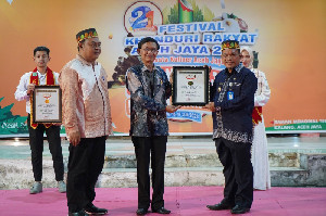 Keren, Aceh Jaya Terima Tiga Penghargaan Kategori Baru dari MURI