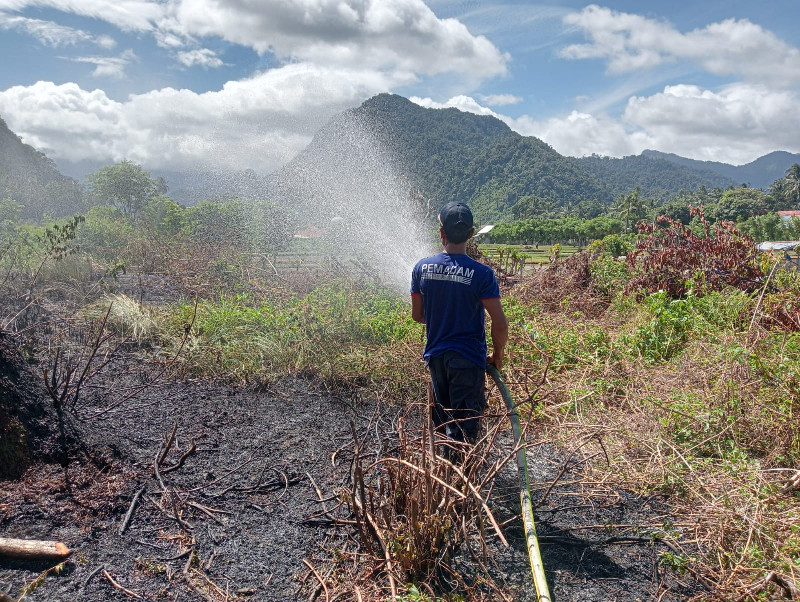 Dalam Sehari, Dua Insiden Kebakaran Lahan Terjadi di Aceh Besar