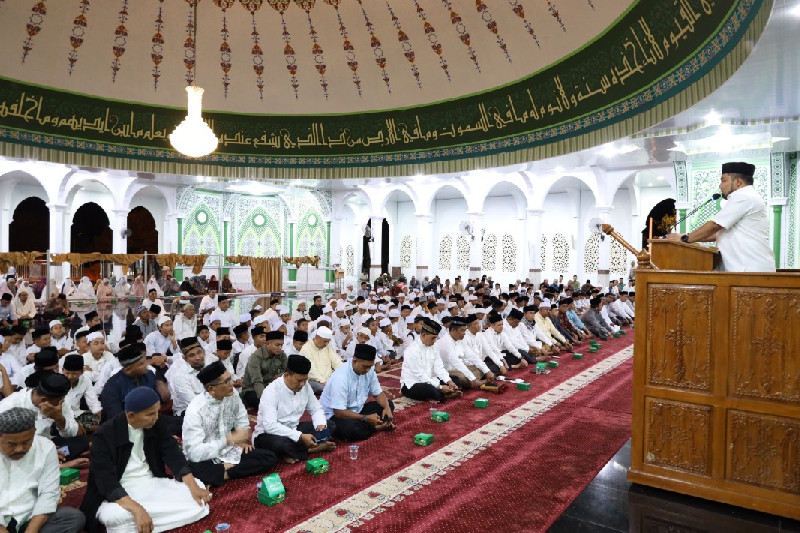 Peringati Tahun Baru Islam, Pemkab Aceh Besar Gelar Tausiah di Masjid Al-Munawarah