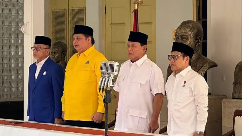 Sikap Prabowo Pasca Dimandatkan Jadi Capres dari PAN, Golkar, dan PKB